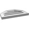 Ekena Millwork Octagonal Top Surface Mount PVC Gable Vent w/ 2"W x 1-1/2"P Brickmould Frame, 18"W x 12"H GVPOT18X1202SF - alternate 5